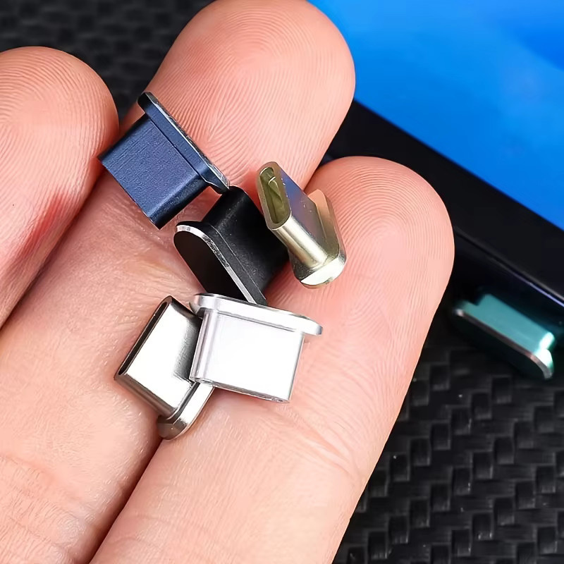 Apple Metall-Staubschutzstecker USB-C in Silber für iPhone 17 Pro Max und iPhone 17 Pro - Bild 3