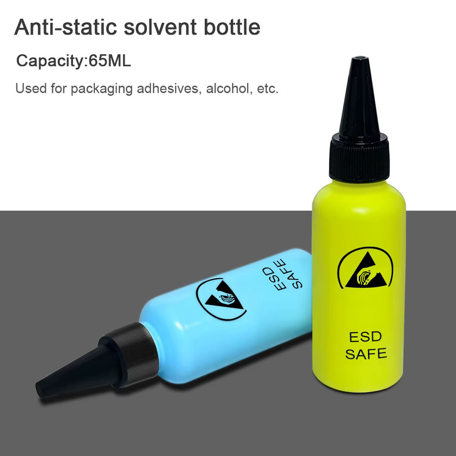 Antistatische Lösungsmittelflasche mit Nadel von lefavor für Handy-Reparaturen, 65 ml - Bild 2