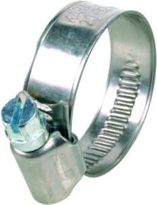 GEKA Schlauchschelle W4 aus Edelstahl in Silber, DIN 3017, Durchmesser 25-40 mm - Bild 1