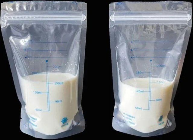 30 Stück transparente Muttermilch-Aufbewahrungsbeutel zum Einfrieren für Babynahrung mit 250 ml Füllmenge - Bild 1