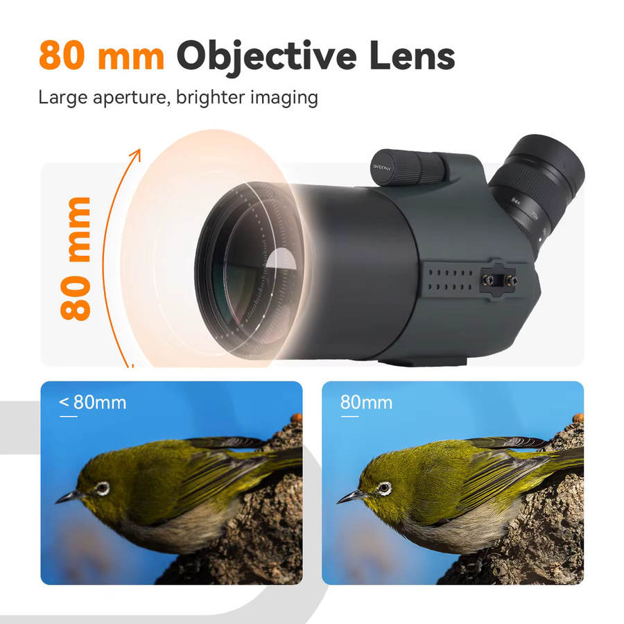 SVBONY SV41 Pro Mak Spektive Astronomisches Teleskop 28-84x80 FMC K9 Wasserdicht - Bild 3