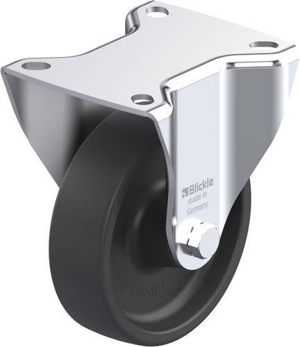 Blickle B-POHI 100G Bockrolle in Silber, Rad-Durchmesser: 100 mm, Tragfähigkeit (max.): 200 kg - Bild 1