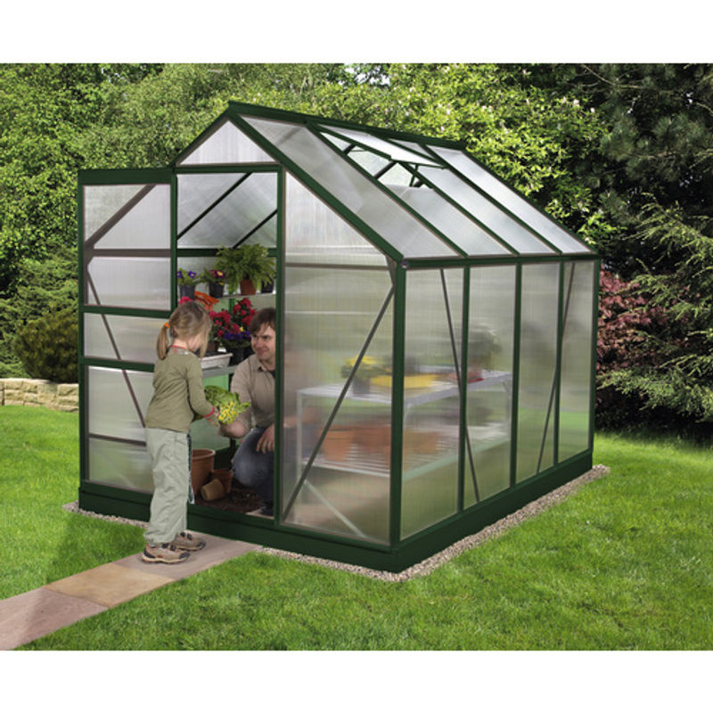 Vitavia Gewächshaus Venus 5000 in Grün mit 4 mm HKP und 5 m² Fläche - Bild 5