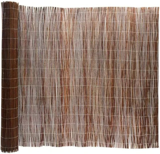 KARAT Weidenzaun Weidenmatte in Braun als dekorativer Sichtschutz für Balkon und Garten, B/H: 300 x 350 cm - Bild 1