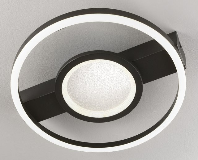 Deckenleuchte FAY von casa NOVA in Schwarz mit LED und Ring-Design - Bild 1