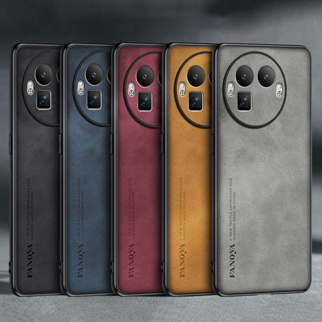 EUCAGR Schutzhülle aus PU Leder für Realme GT8 Pro, Realme GT 8 und Realme GT8 5G in Braun, stoßfeste Silikon-Schutzhülle - Bild 1