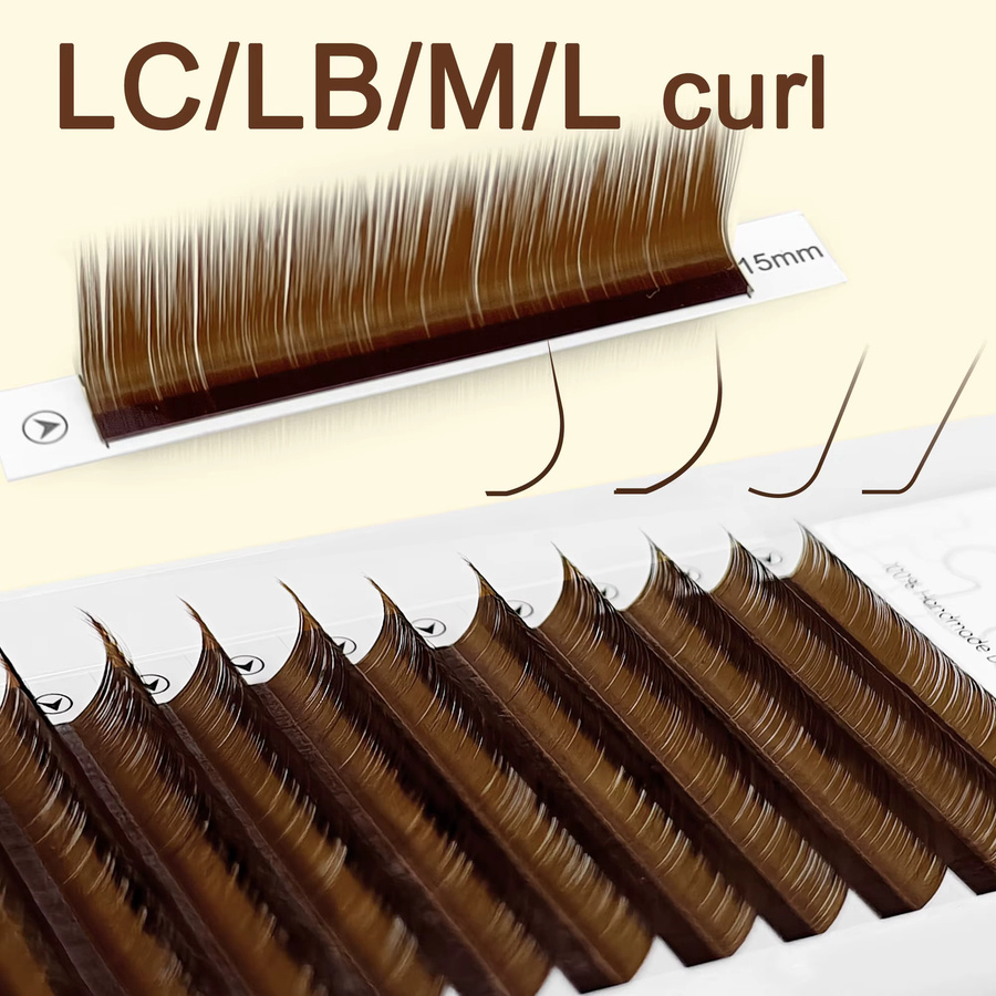 Abonnie Wimpernverlängerungen, Dunkelbraun - Bild 2
