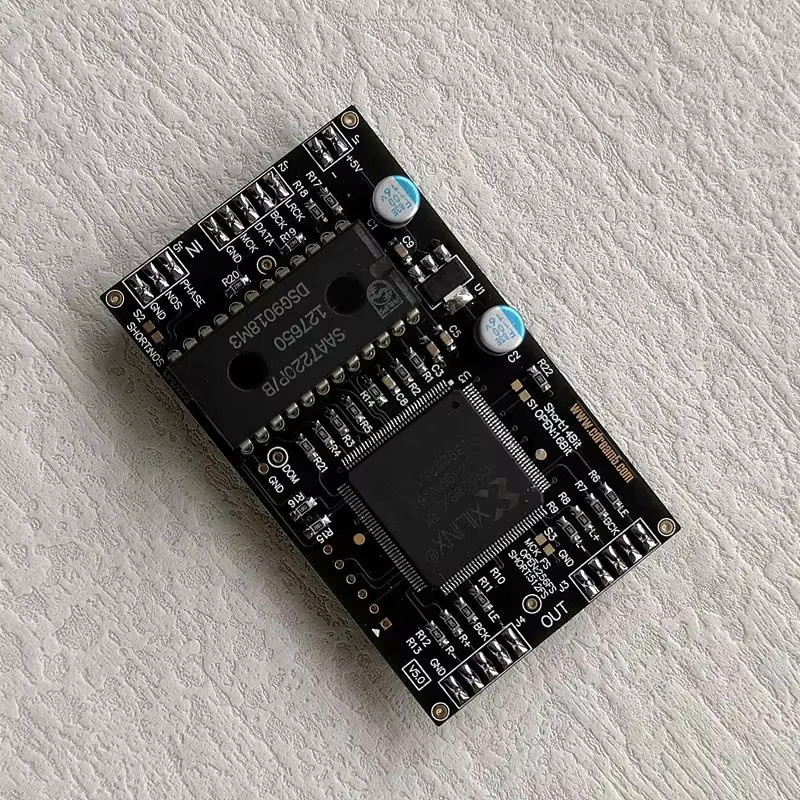 NVARCHER SAA7220-TDA1540 oder TDA1541 Format-Konvertierungstreibermodul V5 in Schwarz mit Unterstützung für 384K - Bild 2