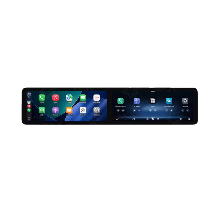 YANFU Dual Android 14 Autoradio mit 12,3 Zoll Touchscreen für Mercedes-Benz E-Klasse 2009-2012 inklusive Wireless CarPlay, GPS und Bluetooth in Schwarz - Bild 5