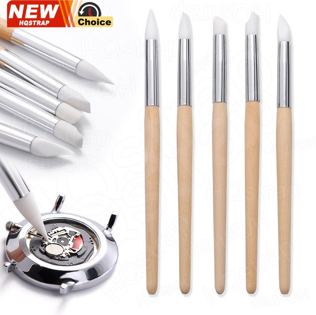 HQstrap Zifferblatt Reiniger Set, Holz Stange, Gummi Tipps, Unisex - Bild 1