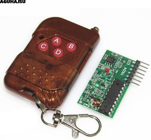 4 Kanal 433 MHz Startmodul Drahtlose Fernbedienung für Arduino Kit M4 entsperrte Empfängerplatine Multicolor - Bild 1