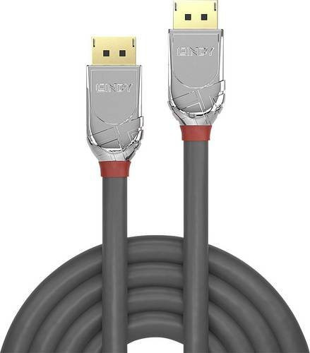 Lindy DisplayPort Anschlusskabel Grau, Länge: 3,00 m - Bild 1