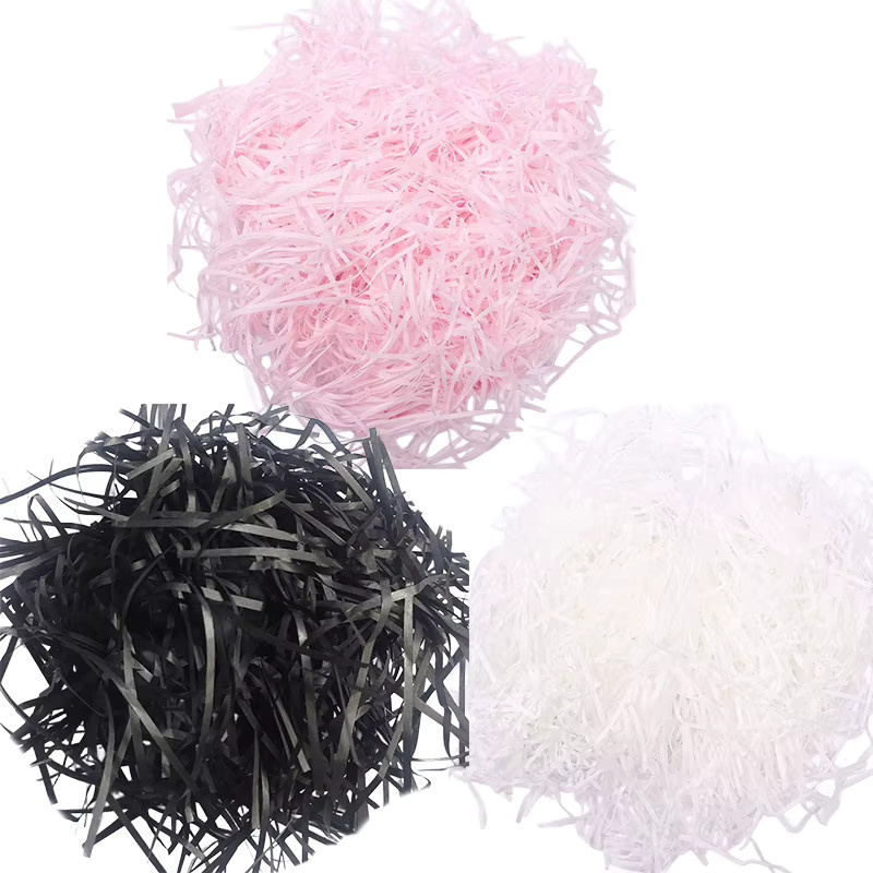 ZYF Dekopapier als Füllmaterial für Geschenkboxen, geschreddertes Papier in Weiß, Schwarz und Rosa, 20 g pro Beutel - Bild 5