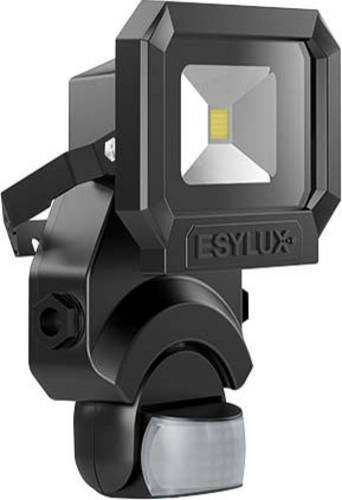 ESYLUX AFL SUN LED Außenstrahler Schwarz mit Bewegungsmelder und Warmweiß Licht - Bild 1