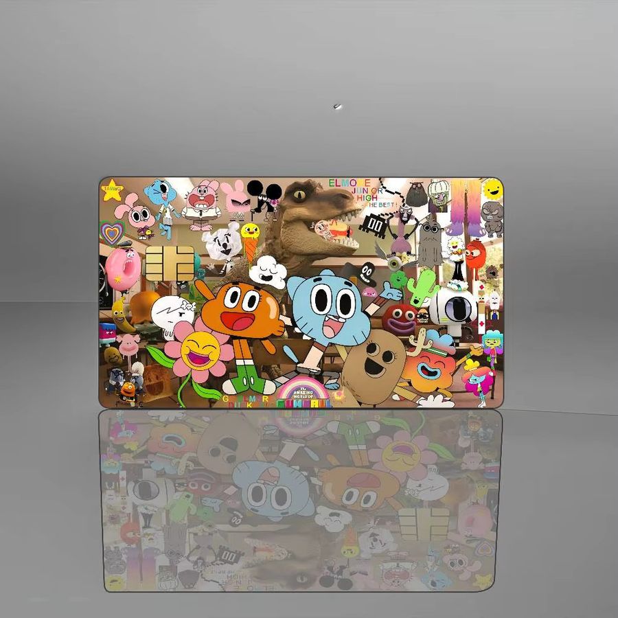 G-Gumball Set mit 4 wasserfesten Anime Aufklebern in Multicolor - Bild 2