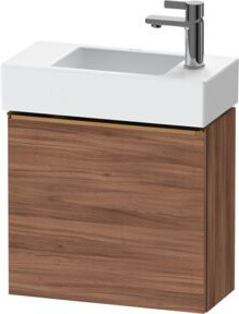 Duravit Waschtischunterschrank D-Neo in Braun, Wandhängend, 1 Tür, B/T/H: 48,4 x 22,2 x 44 cm - Bild 1