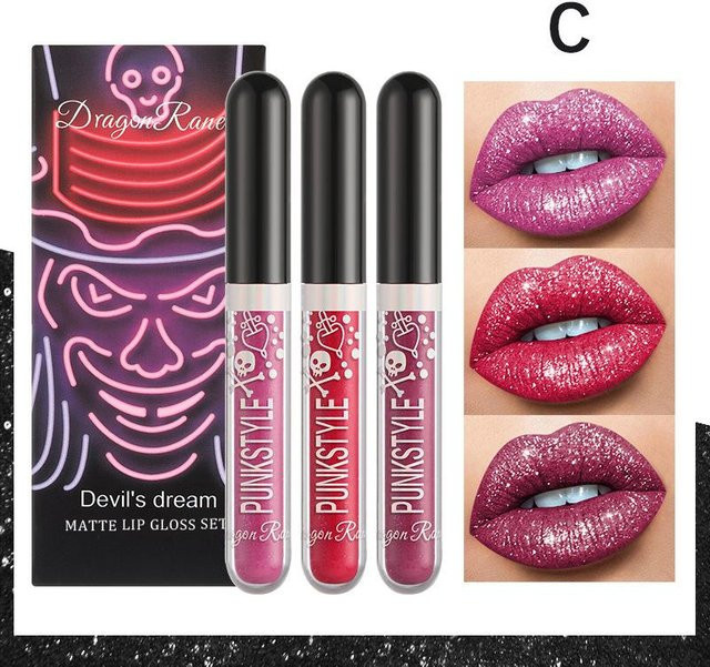 CharmCharm Lipgloss-Set, Bright Crystal Purple Black, Glänzend - Bild 1