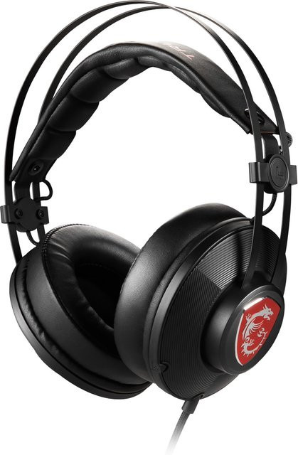 MSI H991 Gaming Headset in Schwarz mit 3,5 mm Klinkenanschluss - Bild 1