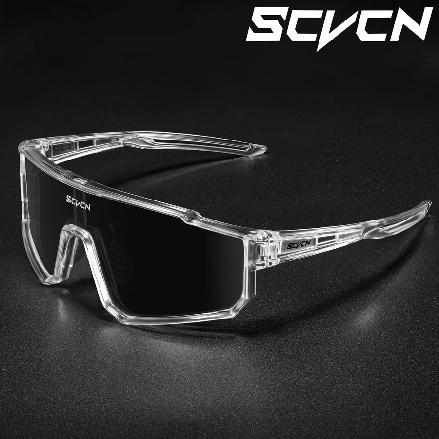 SCVCN Sonnenbrille, Unisex, Vollrand, Kunststoff, Wrap - Bild 3