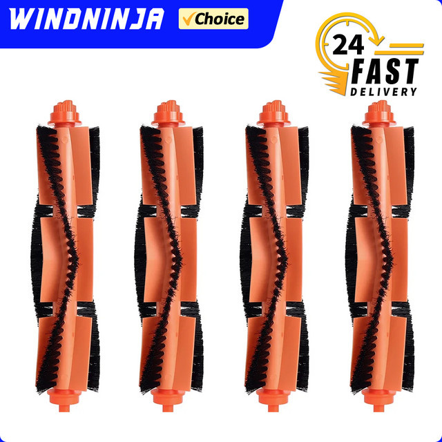 WINDNINJA Hauptbürsten-Ersatzteile für Xiaomi STYTJ02YM Mop 2S Pro P 3C und Viomi SE V2 V2PRO V3 S12 S10 in Orange - Bild 1
