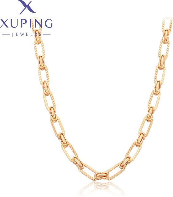 Xuping Jewelry Halskette, Goldfarbe, 50 cm, Damen - Bild 1