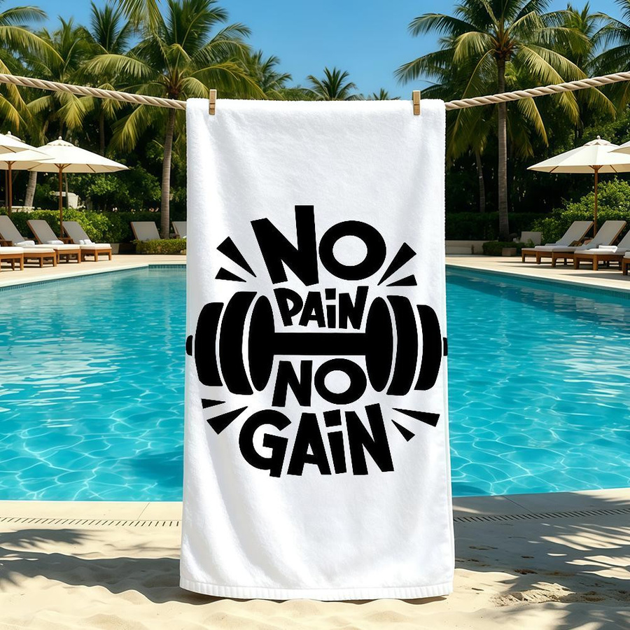 Saugfähiges und schnelltrocknendes Fitnessstudio Handtuch von JMG Household Supplies für Camping und Strand, B/H: 40 x 70 cm - Bild 4