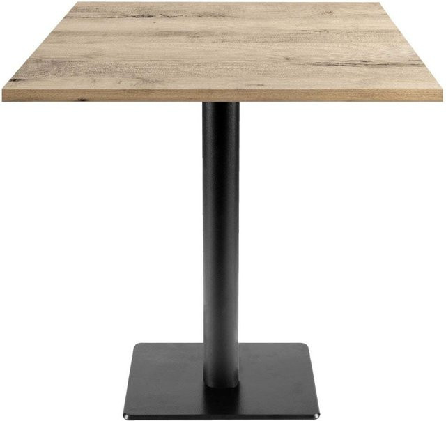 RestooTab Tisch Milan T quadratisch in Eiche Natur, B/T/H: 70 x 70 x 75 cm - Bild 1