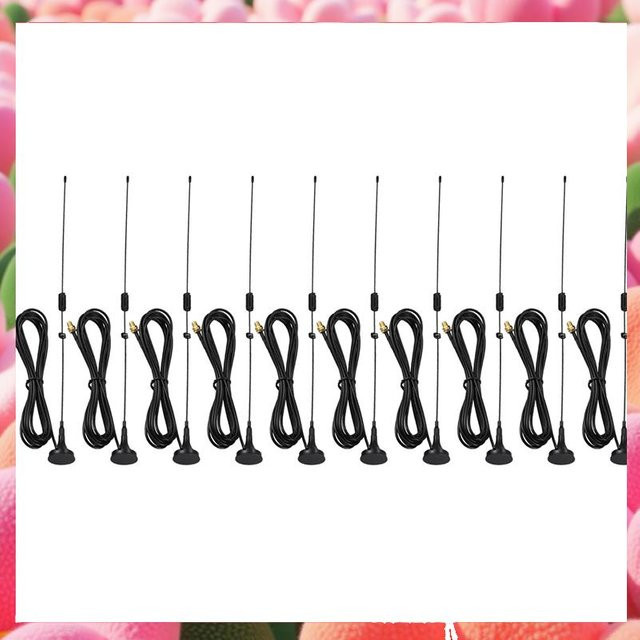 Diamond 10er Set UT-106UV Walkie Talkie Antennen mit SMA-F Anschluss in Schwarz für Baofeng UV-5R BF-888S UV-82 UV-5RE und HAM Radio - Bild 1