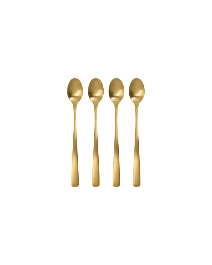 House Doctor Langer Löffel Golden Goud Set von 4 Stück - Bild 1