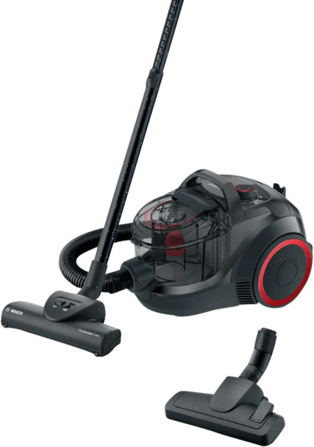 Bosch Staubsauger BGC21POW1 Bagless in Schwarz mit TurboBrush und Hardfloor Nozzle für Tierhaare - Bild 1