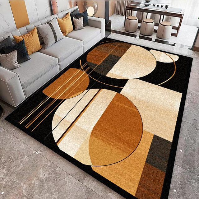 Moderner geometrischer Teppich von Wucifang Jewelry in Mehrfarbig, weich und rutschfest, B/T: 200 x 300 cm - Bild 1
