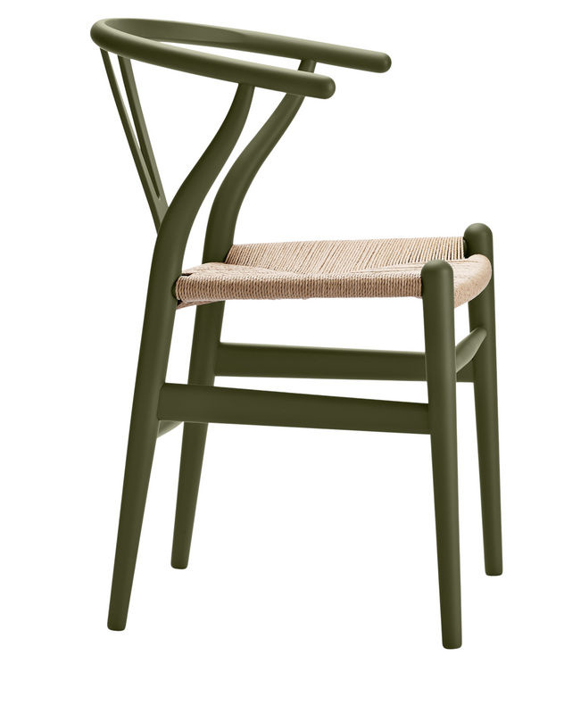 Carl Hansen & Søn CH24 Y Wishbone Stuhl aus Buchenholz in Grün - Bild 3