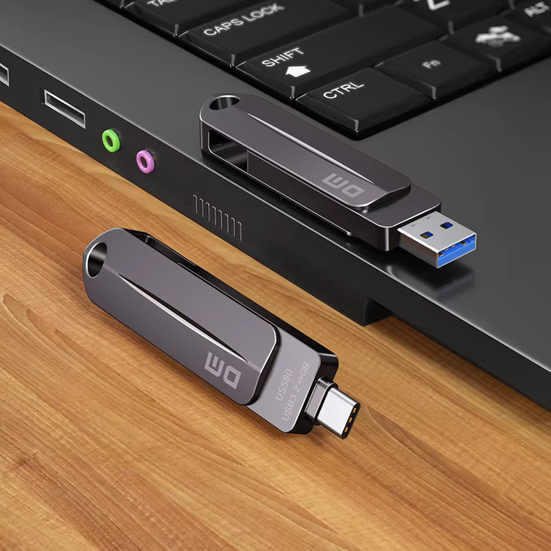 DM US580 USB-C High-Speed Solid State Flash-Laufwerk mit bis zu 530 MB/s Übertragungsgeschwindigkeit - Bild 3
