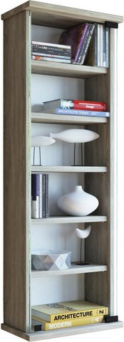 VCM Wandregal Loposa aus Holzwerkstoff in Braun mit Holzstruktur-Nachbildung, B: 91,5 cm, H: 31 cm, T: 18 cm - Bild 1