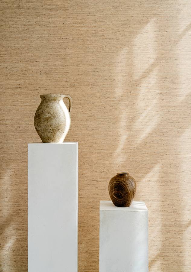 Arte International Tapete Motas in Beige mit Vinyl-Oberfläche - Bild 1