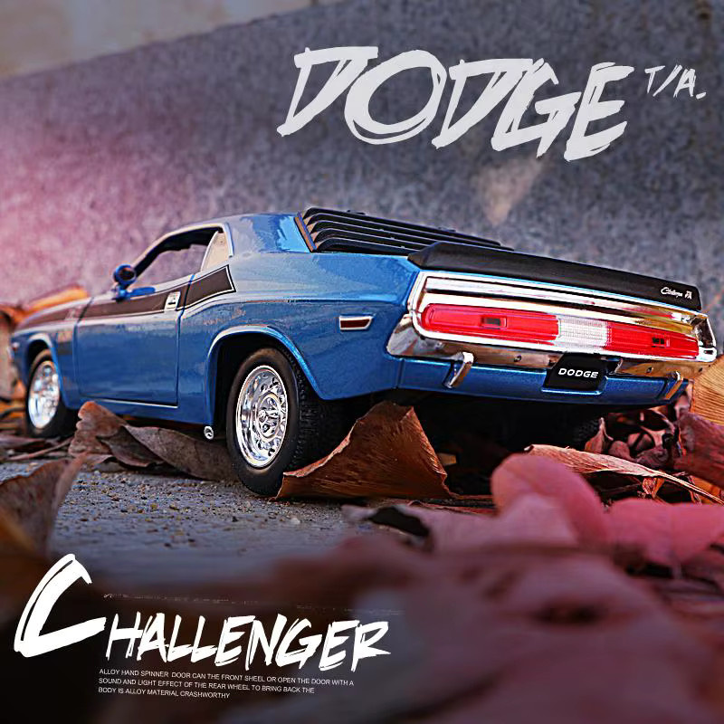 WELLY Dodge Challenger T/A 1970, Miniaturmodellauto, 1:24, Metall - Bild 2