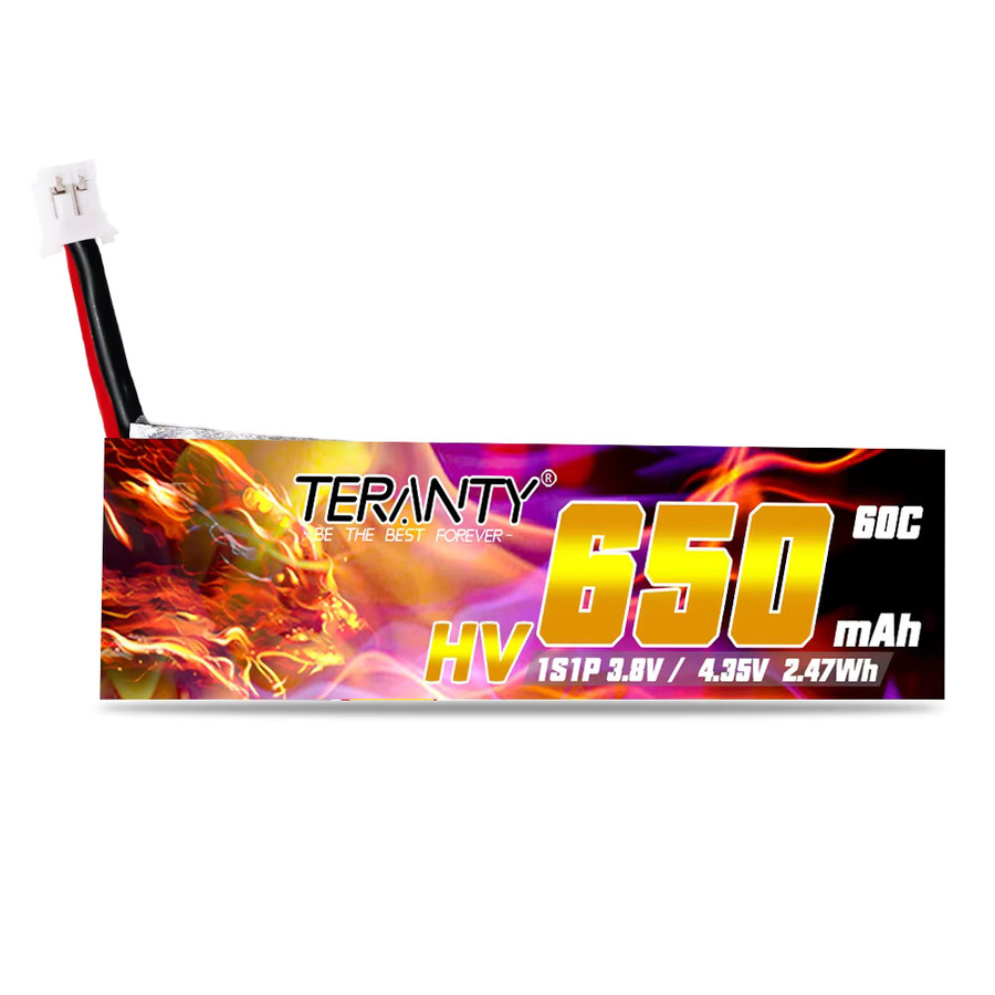 TREANTY HV Lipo Akku mit Ladegerät 650mAh 3,8V 60C/120C PH2.0 Stecker für Tinyhawk Snapper7 E010 M80S Tiny7 Beta85 Drohne - Bild 2