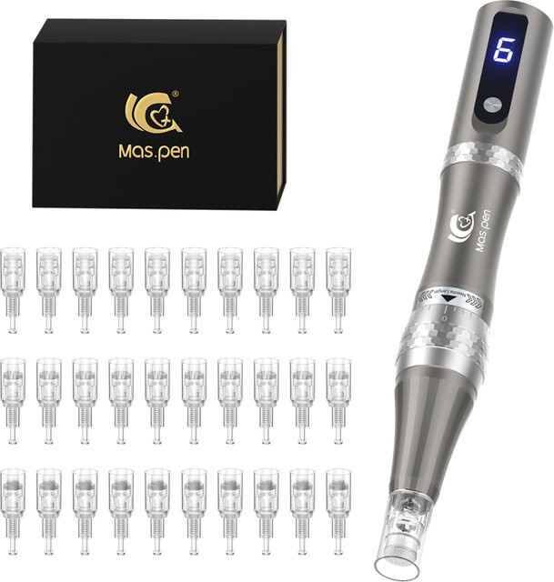 Mas.pen S8/N6 Microneedling Derma Pen, Silber/Grau, Unisex - Bild 1