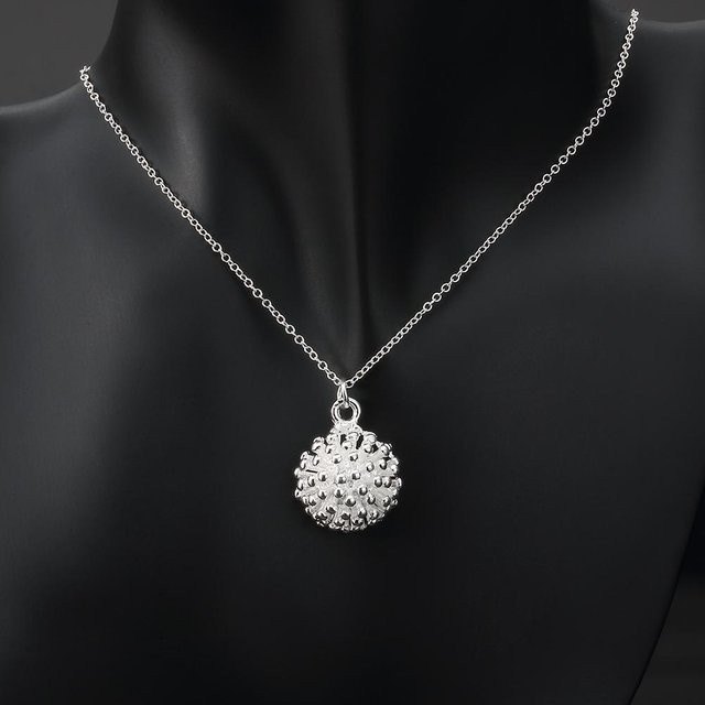 Wucifang Jewelry Halskette, 925 Silber, Feuerwerk-Anhänger, Zirkonia, Damen - Bild 1