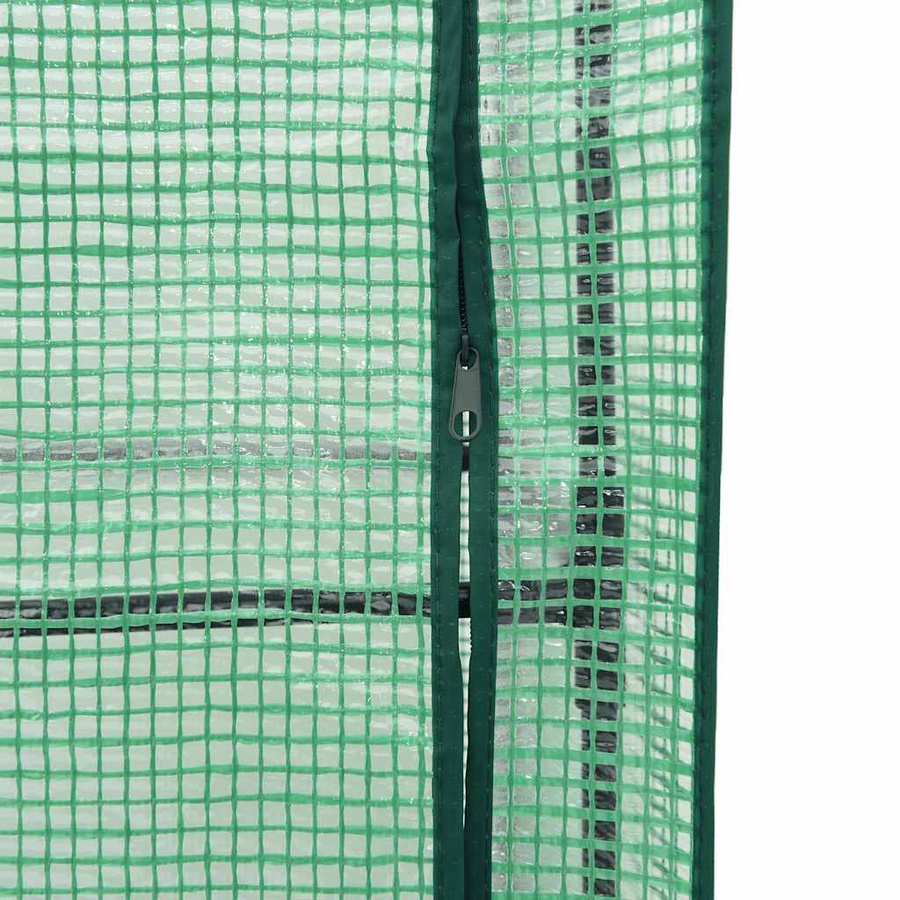 vidaXL Hochbeet mit Gewächshaus-Aufsatz in Rattan-Optik, B/T/H: 160 x 40 x 138 cm - Bild 3