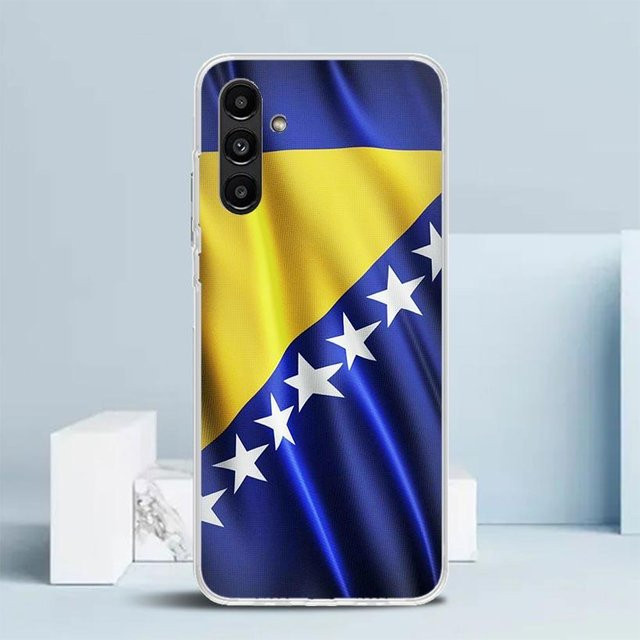 Handyhülle mit Bosnien und Herzegowina Flaggen-Design für Samsung Galaxy A-Serie (A13, A14, A15, A16, A17, A25, A26, A33, A34, A35, A36, A37, A53, A54, A55, A56, A57) in Multicolor - Bild 1