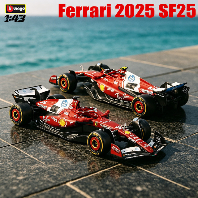 Bburago Ferrari SF25, Druckguss-Modell, 1:43, ab 3 Jahren - Bild 1