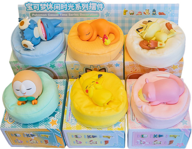 FUNISM Pokémon Anime Actionfiguren Pikachu Mauzi Rowlet, Modell Spielzeug - Bild 1
