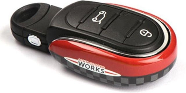 Fashion Automotive Autoschlüsselgehäuse aus Metall für Mini Cooper F54 F55 F56 F57 F60 JCW Clubman Countryman JCW in Schwarz - Bild 1