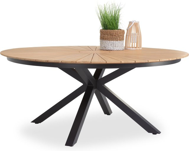 Gartentisch UNICAMO von casa NOVA aus Teakholz in Braun, B/T/H: 180 x 90 x 75 cm - Bild 1