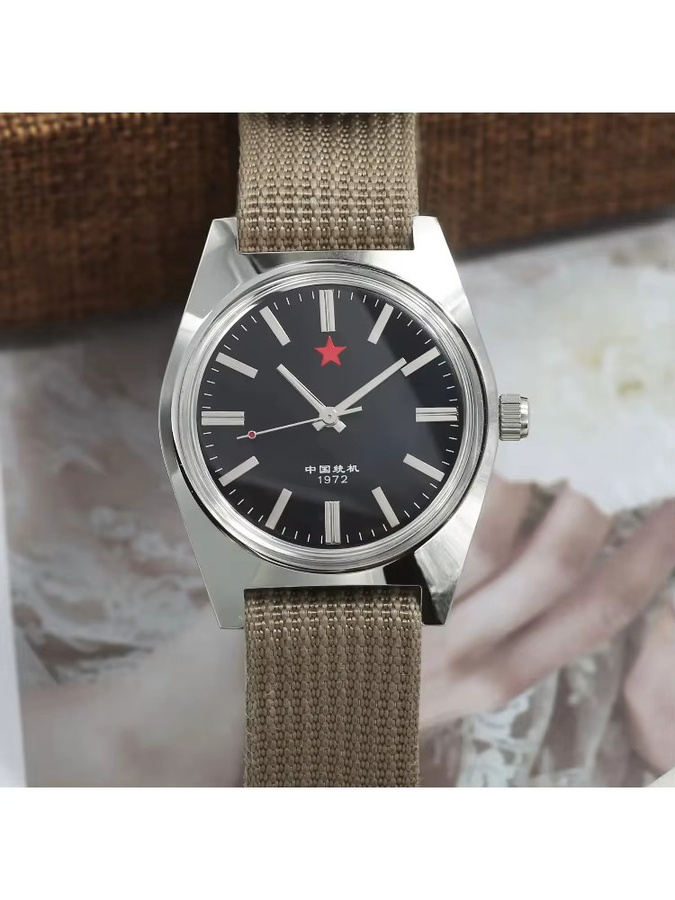 HEIMDALLR Armbanduhr, Handaufzug, Edelstahl, 36 mm, Textil/NATO, Herren - Bild 6