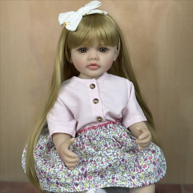 BZDOLL Reborn Baby Ganzkörper-Vinylpuppe, Mädchen, Prinzessin, 55 cm - Bild 1