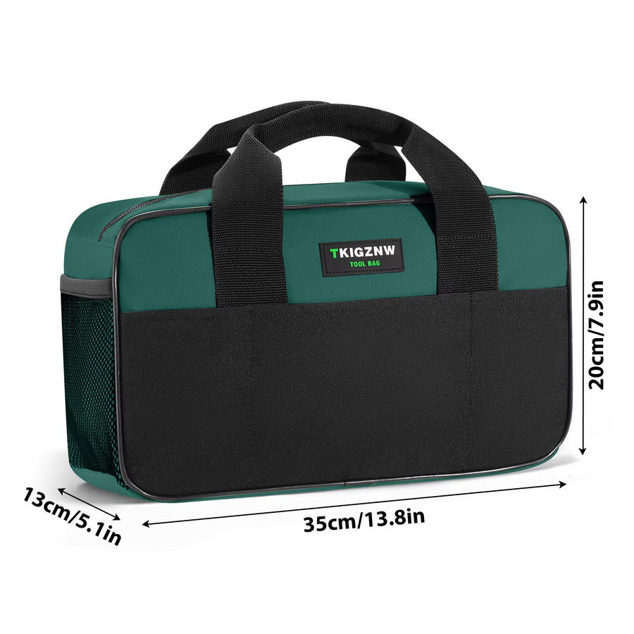 TKIGZN Werkzeugtasche mit breiter Öffnung, Gelb, B/T/H: 35,0 x 20,0 x 13,0 cm - Bild 1