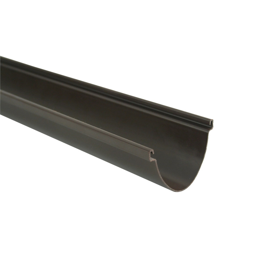 Marley Duplex-Dachrinne RG 80 halbrund aus PVC in Braun, Länge: 2 m - Bild 2