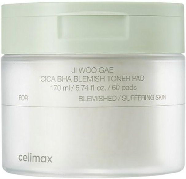 celimax Cica BHA Pickel Toner Pads, 170 ml, BHA, Centella Asiatica - Bild 1